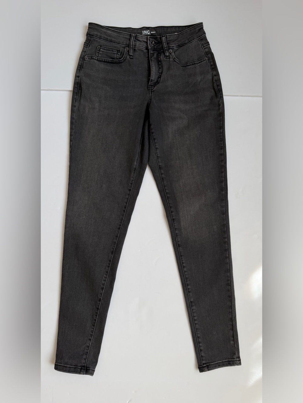 NWT INC International Concepts Black High-Rise Skinny Jeans